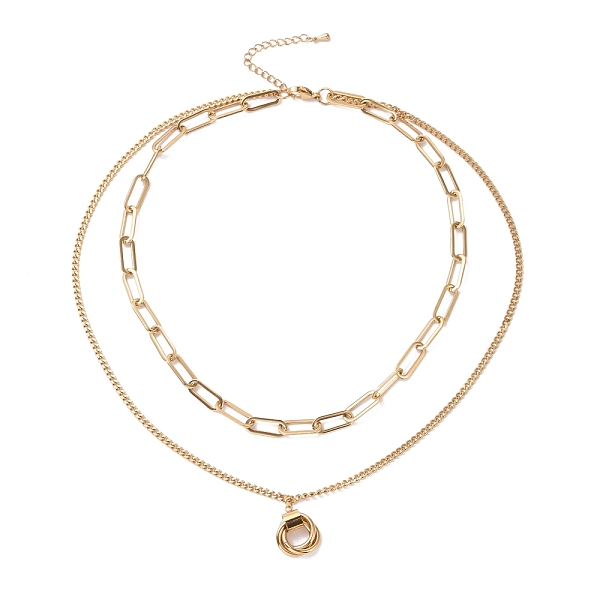 PandaHall Vacuum Plating 304 Stainless Steel Double Chains Multi Layered Necklace with Rings Charm for Women, Golden, 16.34 inch(41.5cm) 304...
PandaHall Vacuum Plating 304 Stainless Steel Double Chains Multi Layered Necklace with Rings Charm for Women, Golden, 16.34 inch(41.5cm) 304...