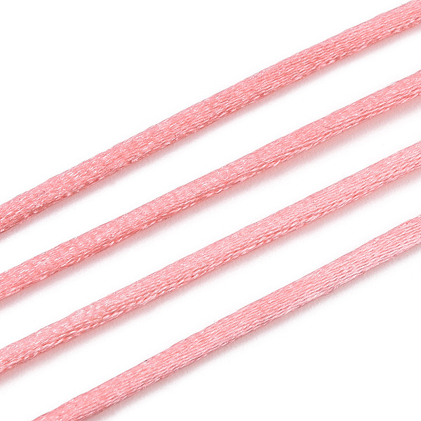 PandaHall Nylon Thread, Rattail Satin Cord, Light Coral, 1.0mm, about 76.55 yards(70m)/roll Nylon Red
PandaHall Nylon Thread, Rattail Satin Cord, Light Coral, 1.0mm, about 76.55 yards(70m)/roll Nylon Red