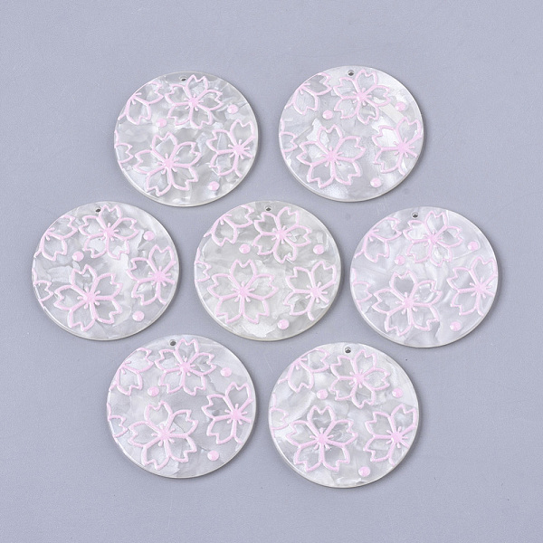 PandaHall Cellulose Acetate(Resin) Pendants, 3D Printed, Flat Round, Sakura Flower Pattern, Pearl Pink, 39x2.5mm, Hole: 1.6mm Cellulose...
PandaHall Cellulose Acetate(Resin) Pendants, 3D Printed, Flat Round, Sakura Flower Pattern, Pearl Pink, 39x2.5mm, Hole: 1.6mm Cellulose...