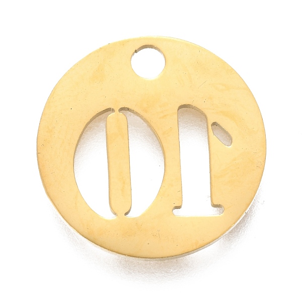 PandaHall 304 Stainless Steel Pendants, Cut-Out, Hollow, Flat Round with Number, Golden, Num.10, 19x1.5mm, Hole: 2.5mm Stainless Steel...
PandaHall 304 Stainless Steel Pendants, Cut-Out, Hollow, Flat Round with Number, Golden, Num.10, 19x1.5mm, Hole: 2.5mm Stainless Steel...