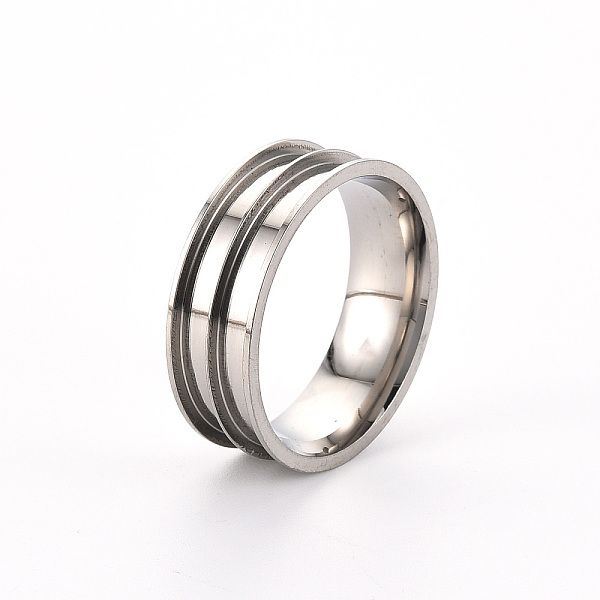 PandaHall 201 Stainless Steel Ring Core Blank for Inlay Jewelry Making, Double Channel Beveled Edge Ring, Stainless Steel Color, Size 11...
PandaHall 201 Stainless Steel Ring Core Blank for Inlay Jewelry Making, Double Channel Beveled Edge Ring, Stainless Steel Color, Size 11...