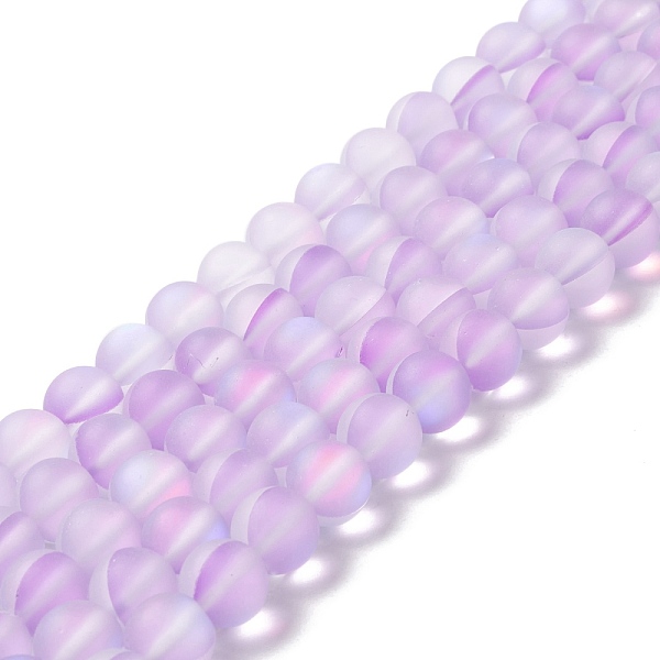 PandaHall Synthetic Moonstone Beads Strands, Frosted, Round, Orchid, 10mm, Hole: 1mm, about 38~40pcs/strand, 14.96''~15.16''(38~38.5cm)..., Purple
PandaHall Synthetic Moonstone Beads Strands, Frosted, Round, Orchid, 10mm, Hole: 1mm, about 38~40pcs/strand, 14.96''~15.16''(38~38.5cm)..., Purple