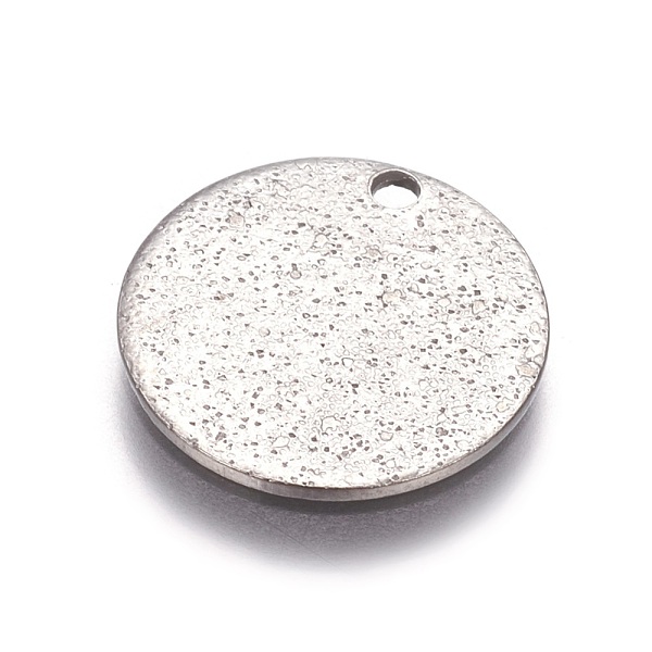 PandaHall 304 Stainless Steel Textured Pendants, Flat Round, Stainless Steel Color, 15x1mm, Hole: 1.6mm 304 Stainless Steel Flat Round
PandaHall 304 Stainless Steel Textured Pendants, Flat Round, Stainless Steel Color, 15x1mm, Hole: 1.6mm 304 Stainless Steel Flat Round