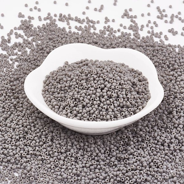 PandaHall TOHO Japanese Seed Beads, Round, (53DF) Opaque Frost Dark Gray, 11/0, 2x1.5mm, Hole: 0.5mm, about 42000pcs/pound Glass Gray
PandaHall TOHO Japanese Seed Beads, Round, (53DF) Opaque Frost Dark Gray, 11/0, 2x1.5mm, Hole: 0.5mm, about 42000pcs/pound Glass Gray