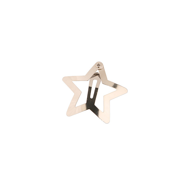 PandaHall Star Alloy Snap Hair Clips, Hair Accessories for Girl, Silver, 32mm Alloy Star Silver
PandaHall Star Alloy Snap Hair Clips, Hair Accessories for Girl, Silver, 32mm Alloy Star Silver