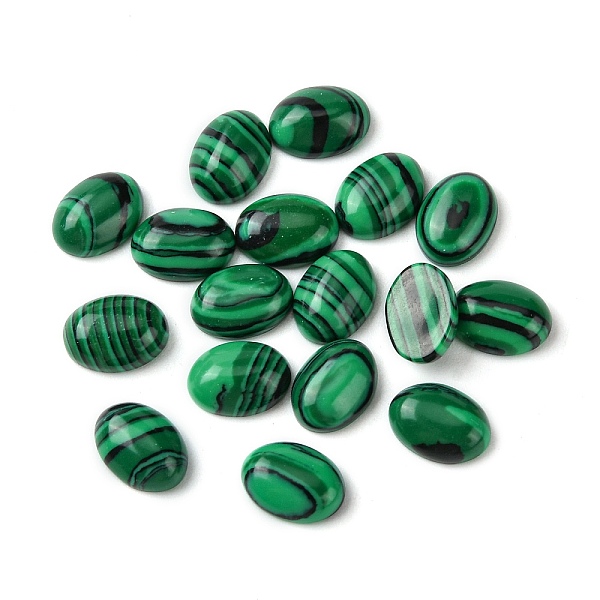 PandaHall Synthetic Malachite Cabochons, Oval, 8~8.5x6~6.5x2.5~3.5mm Malachite Oval
PandaHall Synthetic Malachite Cabochons, Oval, 8~8.5x6~6.5x2.5~3.5mm Malachite Oval