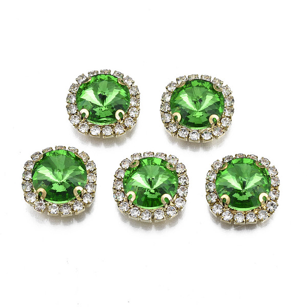 PandaHall Sew on Rhinestone, Transparent Glass Rhinestone, with Brass Prong Settings, Faceted, Square, Peridot, 17x17x8mm, Hole: 1mm Glass..., Green
PandaHall Sew on Rhinestone, Transparent Glass Rhinestone, with Brass Prong Settings, Faceted, Square, Peridot, 17x17x8mm, Hole: 1mm Glass..., Green