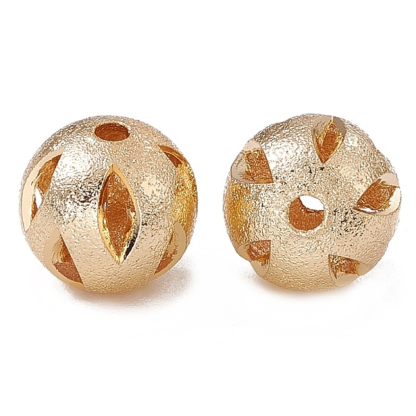 PandaHall Rack Plating Brass Beads, Long-Lasting Plated, Hollow, Round, Real 14K Gold Plated, 10x9.5mm, Hole: 1.8mm Brass Round
PandaHall Rack Plating Brass Beads, Long-Lasting Plated, Hollow, Round, Real 14K Gold Plated, 10x9.5mm, Hole: 1.8mm Brass Round