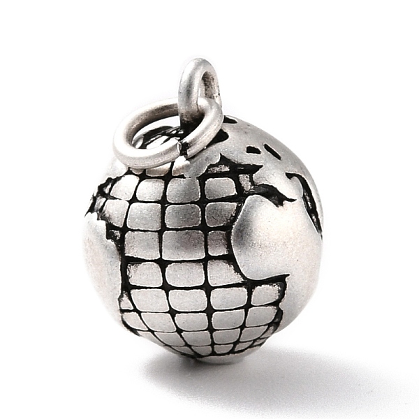 PandaHall 304 Stainless Steel Pendants, 3D Globe Ball Pendants, with Jump Ring, Earth, Antique Silver, 20x16x12mm 304 Stainless Steel Planet
PandaHall 304 Stainless Steel Pendants, 3D Globe Ball Pendants, with Jump Ring, Earth, Antique Silver, 20x16x12mm 304 Stainless Steel Planet
