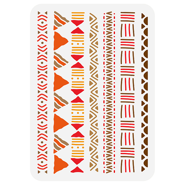 PandaHall FINGERINSPIRE Mudcloth Elements Pattern Stencil 8.3x11.7inch Tribal Borders Drawing Template African Boho Floral Frame Stencils...
PandaHall FINGERINSPIRE Mudcloth Elements Pattern Stencil 8.3x11.7inch Tribal Borders Drawing Template African Boho Floral Frame Stencils...