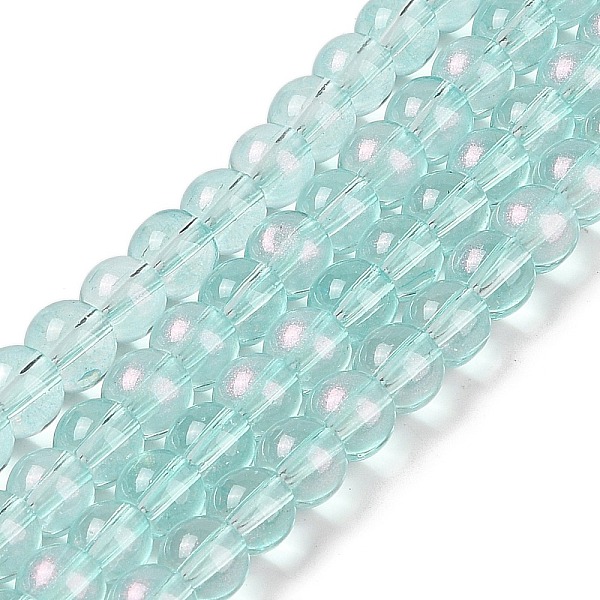 PandaHall Glass Bead Strands, with Glitter Powder, Round, Light Sky Blue, 8x7.5mm, Hole: 1mm, about 105pcs/strand, 31.02''(78.8cm) Glass...
PandaHall Glass Bead Strands, with Glitter Powder, Round, Light Sky Blue, 8x7.5mm, Hole: 1mm, about 105pcs/strand, 31.02''(78.8cm) Glass...