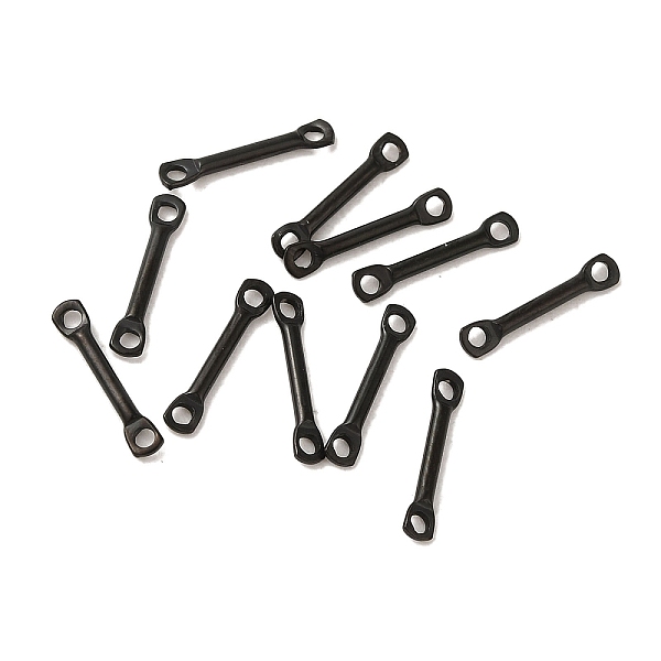 PandaHall 304 Stainless Steel Connector Charms, Bar Links, Black, 12x2x1.2mm, Hole: 1.2mm 304 Stainless Steel Stick
PandaHall 304 Stainless Steel Connector Charms, Bar Links, Black, 12x2x1.2mm, Hole: 1.2mm 304 Stainless Steel Stick