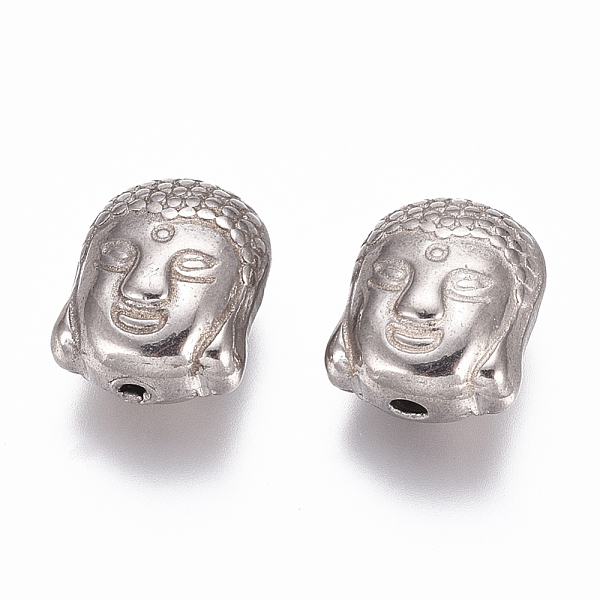 PandaHall 304 Stainless Steel Beads, Buddha Head, Stainless Steel Color, 11x9x6.5mm, Hole: 1.6mm 304 Stainless Steel Human
PandaHall 304 Stainless Steel Beads, Buddha Head, Stainless Steel Color, 11x9x6.5mm, Hole: 1.6mm 304 Stainless Steel Human