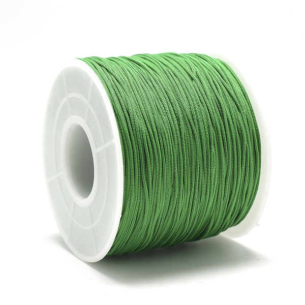 PandaHall Polyester Cords, Lime Green, 0.5~0.6mm, about 131.23~142.16 yards(120~130m)/roll Polyester Green
PandaHall Polyester Cords, Lime Green, 0.5~0.6mm, about 131.23~142.16 yards(120~130m)/roll Polyester Green