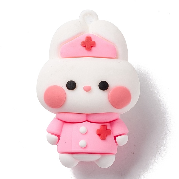 PandaHall Opaque PVC Plastic Big Pendants, Rabbit, White, 49x32x26mm, Hole: 3mm PVC Rabbit White
PandaHall Opaque PVC Plastic Big Pendants, Rabbit, White, 49x32x26mm, Hole: 3mm PVC Rabbit White