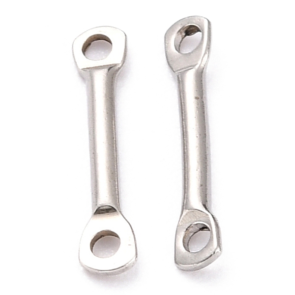 PandaHall 201 Stainless Steel Links Connectors, Bar Links, Stainless Steel Color, 12x1x1mm, Hole: 1mm 201 Stainless Steel Others
PandaHall 201 Stainless Steel Links Connectors, Bar Links, Stainless Steel Color, 12x1x1mm, Hole: 1mm 201 Stainless Steel Others
