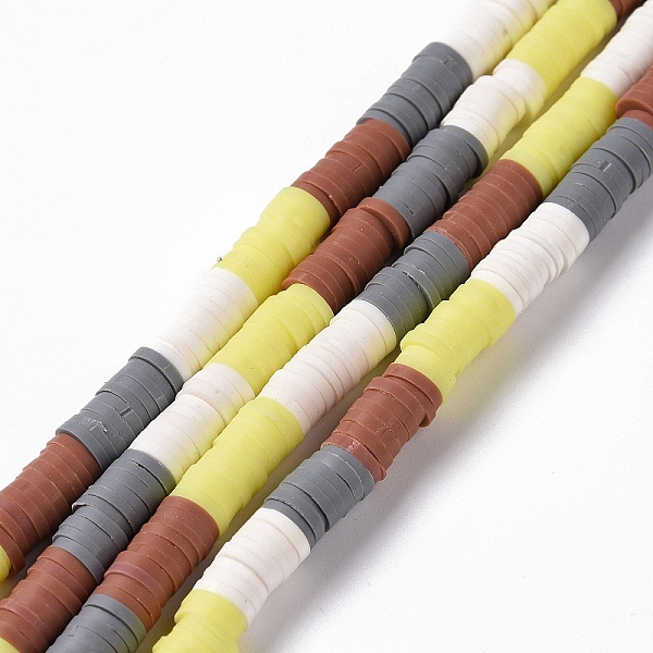 PandaHall Handmade Polymer Clay Bead Strands, Heishi Beads, Disc/Flat Round, Slate Gray, 6x0.2~2mm, Hole: 2mm, about 325~330pcs/strand...
PandaHall Handmade Polymer Clay Bead Strands, Heishi Beads, Disc/Flat Round, Slate Gray, 6x0.2~2mm, Hole: 2mm, about 325~330pcs/strand...