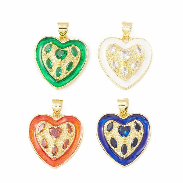 PandaHall Rack Plating Brass Micro Pave Cubic Zirconia Pendants, with Enamel, Long-Lasting Plated, Real 18K Gold Plated, Cadmium Free & Lead..., Multicolor
PandaHall Rack Plating Brass Micro Pave Cubic Zirconia Pendants, with Enamel, Long-Lasting Plated, Real 18K Gold Plated, Cadmium Free & Lead..., Multicolor