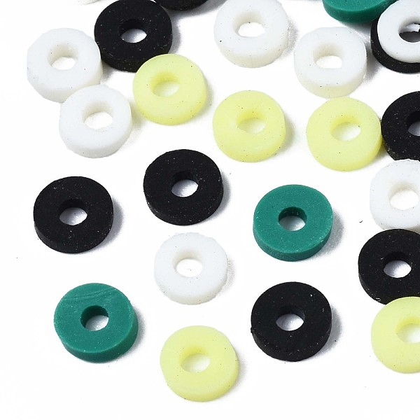 PandaHall Handmade Polymer Clay Beads, Heishi Beads, Disc/Flat Round, Mixed Color, 4x0.5~1.5mm, Hole: 1.5mm, about 66600pcs/1000g Polymer..., Multicolor
PandaHall Handmade Polymer Clay Beads, Heishi Beads, Disc/Flat Round, Mixed Color, 4x0.5~1.5mm, Hole: 1.5mm, about 66600pcs/1000g Polymer..., Multicolor
