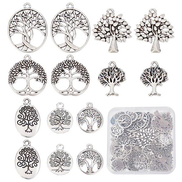 PandaHall SUNNYCLUE 1 Box 56Pcs 14 Styles Trees of Life Charms Tree of Life Charm Leaf Antique Silver Spring Flat Round Tibet Style Alloy...
PandaHall SUNNYCLUE 1 Box 56Pcs 14 Styles Trees of Life Charms Tree of Life Charm Leaf Antique Silver Spring Flat Round Tibet Style Alloy...