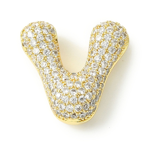 PandaHall Rack Plating Brass Cubic Zirconia Pendants, Cadmium Free & Lead Free, Long-Lasting Plated, Alphabet, Letter V, 21.5x22x9mm, Hole..., Clear
PandaHall Rack Plating Brass Cubic Zirconia Pendants, Cadmium Free & Lead Free, Long-Lasting Plated, Alphabet, Letter V, 21.5x22x9mm, Hole..., Clear