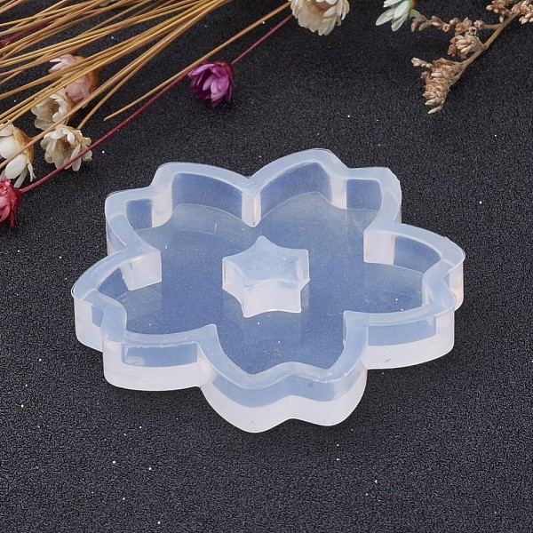 PandaHall Flower Shape DIY Silicone Molds, Resin Casting Molds, For UV Resin, Epoxy Resin Jewelry Making, White, 52x7.5mm, Inner Size: about...
PandaHall Flower Shape DIY Silicone Molds, Resin Casting Molds, For UV Resin, Epoxy Resin Jewelry Making, White, 52x7.5mm, Inner Size: about...