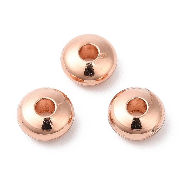 PandaHall Brass Beads, Cadmium Free & Lead Free, Rondelle, Long-Lasting Plated, Rose Gold, 6x3mm, Hole: 2mm Brass Rondelle
PandaHall Brass Beads, Cadmium Free & Lead Free, Rondelle, Long-Lasting Plated, Rose Gold, 6x3mm, Hole: 2mm Brass Rondelle
