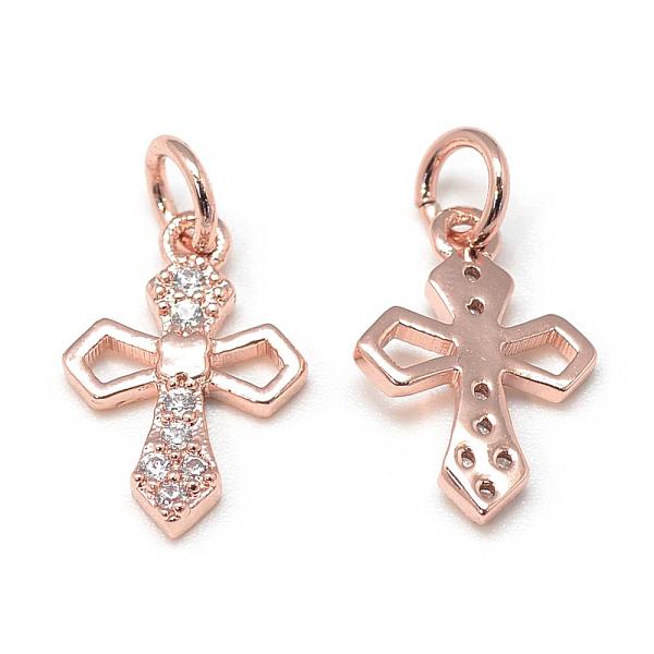 PandaHall DIY Brass Micro Pave Cubic Zirconia Charms, Cross, Rose Gold, 14.5x9.5x2mm, Hole: 3.5mm Brass+Cubic Zirconia Cross
PandaHall DIY Brass Micro Pave Cubic Zirconia Charms, Cross, Rose Gold, 14.5x9.5x2mm, Hole: 3.5mm Brass+Cubic Zirconia Cross