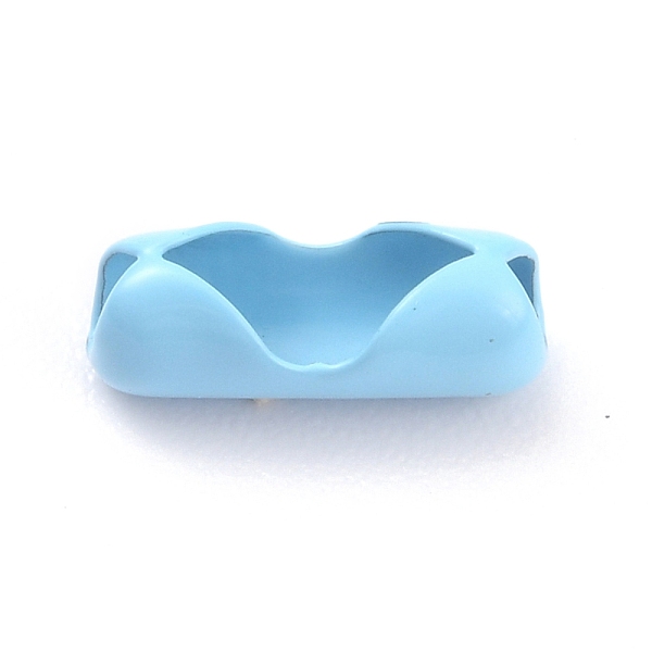 PandaHall Brass Ball Chain Connectors, Light Sky Blue, 10x3.5~4mm, Hole: 3mm Brass
PandaHall Brass Ball Chain Connectors, Light Sky Blue, 10x3.5~4mm, Hole: 3mm Brass