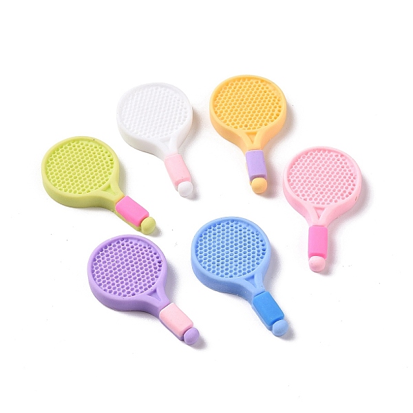 PandaHall Opaque Resin Accessories Ornaments Resin Racket Cabochons, Mixed Color, 34~34.5x19x4.5~5mm Resin Sports Multicolor
PandaHall Opaque Resin Accessories Ornaments Resin Racket Cabochons, Mixed Color, 34~34.5x19x4.5~5mm Resin Sports Multicolor