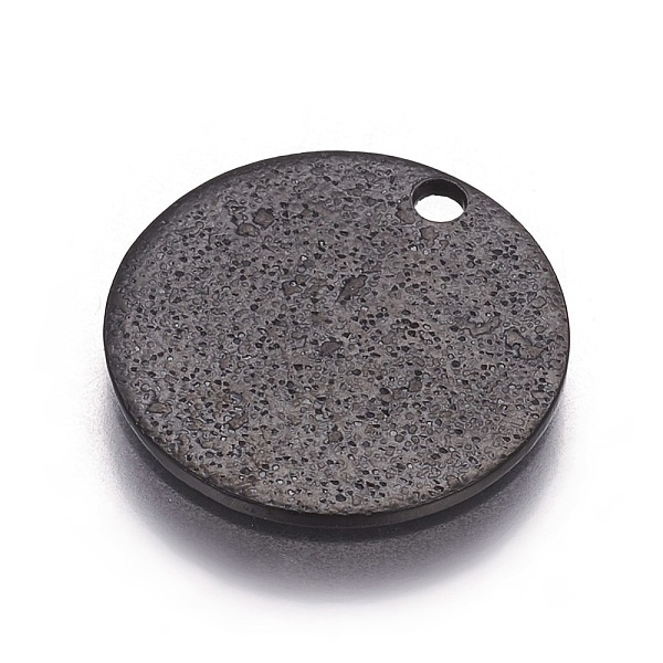 PandaHall 304 Stainless Steel Textured Pendants, Flat Round, Electrophoresis Black, 12x1mm, Hole: 1.4mm 304 Stainless Steel Flat Round
PandaHall 304 Stainless Steel Textured Pendants, Flat Round, Electrophoresis Black, 12x1mm, Hole: 1.4mm 304 Stainless Steel Flat Round