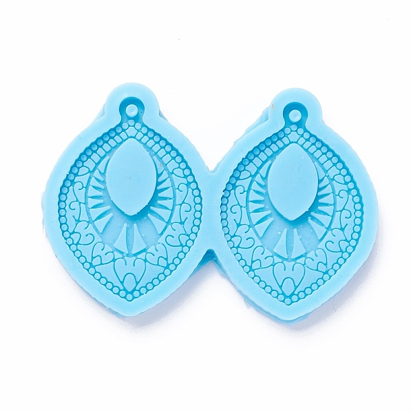 PandaHall DIY Pendant Silicone Molds, for Earring Making, Resin Casting Molds, For UV Resin, Epoxy Resin Jewelry Making, Oval with Flower...
PandaHall DIY Pendant Silicone Molds, for Earring Making, Resin Casting Molds, For UV Resin, Epoxy Resin Jewelry Making, Oval with Flower...