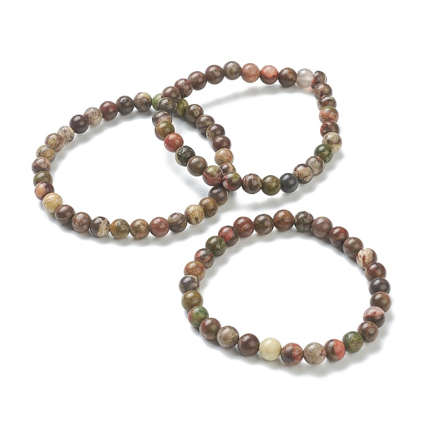 PandaHall Natural Agate Beaded Stretch Bracelets, Round, Beads: 6~6.5mm, Inner Diameter: 2-1/4 inch(5.55cm) Natural Agate
PandaHall Natural Agate Beaded Stretch Bracelets, Round, Beads: 6~6.5mm, Inner Diameter: 2-1/4 inch(5.55cm) Natural Agate