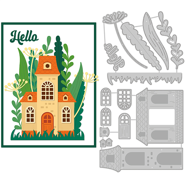 PandaHall BENECREAT 2 Styles Hello Spring Metal Cutting Dies Stencil, House and Plants Carbon Steel Embossing Template for Card Making DIY...
PandaHall BENECREAT 2 Styles Hello Spring Metal Cutting Dies Stencil, House and Plants Carbon Steel Embossing Template for Card Making DIY...