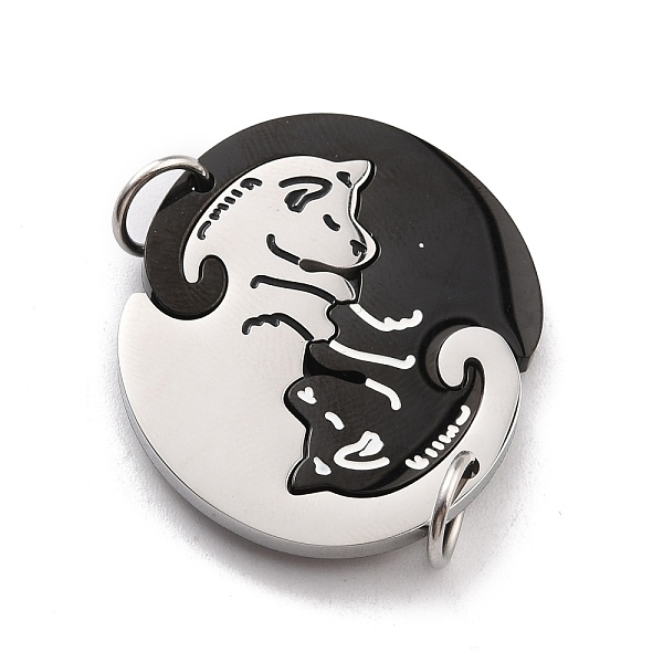 PandaHall Titanium Steel Couple Pendants, Split Pendants, for Valentine's Day, with Jump Rings, Hugging Dogs, Electrophoresis Black &...
PandaHall Titanium Steel Couple Pendants, Split Pendants, for Valentine's Day, with Jump Rings, Hugging Dogs, Electrophoresis Black &...