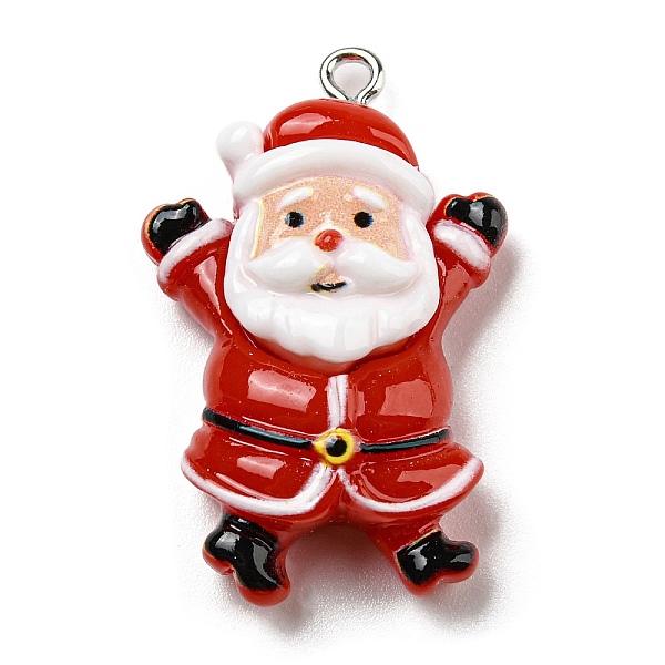 PandaHall Opaque Resin Pendants, Christmas Charms with Platinum Plated Iron Loops, Santa Claus, 33x21x9mm, Hole: 2mm Iron+Resin Santa Claus
PandaHall Opaque Resin Pendants, Christmas Charms with Platinum Plated Iron Loops, Santa Claus, 33x21x9mm, Hole: 2mm Iron+Resin Santa Claus