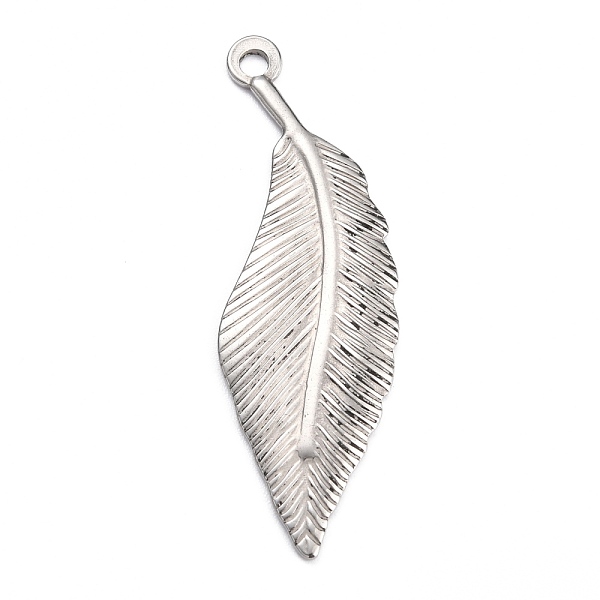 PandaHall 304 Stainless Steel Big Pendants, Leaf, Stainless Steel Color, 50x16x1.5mm, Hole: 2.8mm 304 Stainless Steel Leaf
PandaHall 304 Stainless Steel Big Pendants, Leaf, Stainless Steel Color, 50x16x1.5mm, Hole: 2.8mm 304 Stainless Steel Leaf