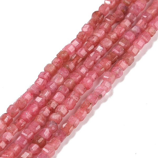 PandaHall Natural Rhodochrosite Beads Strands, Faceted, Cube, 2.5x2.5x2.5mm, Hole: 0.5mm, about 186~188pcs/strand, 15.16~15.35 inch...
PandaHall Natural Rhodochrosite Beads Strands, Faceted, Cube, 2.5x2.5x2.5mm, Hole: 0.5mm, about 186~188pcs/strand, 15.16~15.35 inch...