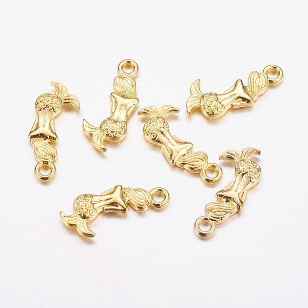 PandaHall Tibetan Style Alloy Mermaid Pendants, Cadmium Free & Nickel Free & Lead Free, Golden, 20x9x2mm, Hole: 1.5mm Alloy Fish
PandaHall Tibetan Style Alloy Mermaid Pendants, Cadmium Free & Nickel Free & Lead Free, Golden, 20x9x2mm, Hole: 1.5mm Alloy Fish