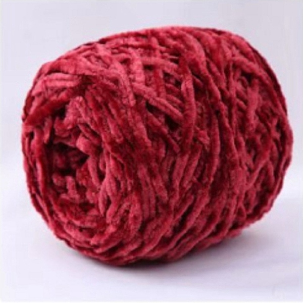 PandaHall Wool Chenille Yarn, Velvet Cotton Hand Knitting Threads, for Baby Sweater Scarf Fabric Needlework Craft, FireBrick, 5mm..., Red
PandaHall Wool Chenille Yarn, Velvet Cotton Hand Knitting Threads, for Baby Sweater Scarf Fabric Needlework Craft, FireBrick, 5mm..., Red