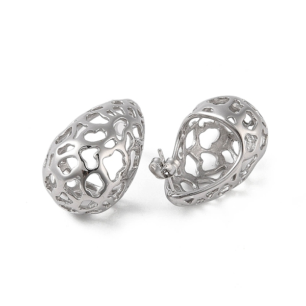 PandaHall 304 Stainless Steel Earrings, Teardrop, Platinum, 29.5x18mm 304 Stainless Steel Teardrop
PandaHall 304 Stainless Steel Earrings, Teardrop, Platinum, 29.5x18mm 304 Stainless Steel Teardrop
