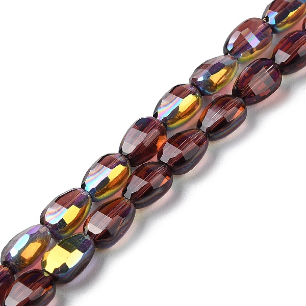 PandaHall Transparent Electroplate Glass Beads Strands, AB Color Plated, Faceted, Teardrop, Coconut Brown, 9x6.2x5mm, Hole: 1.2mm, about...
PandaHall Transparent Electroplate Glass Beads Strands, AB Color Plated, Faceted, Teardrop, Coconut Brown, 9x6.2x5mm, Hole: 1.2mm, about...