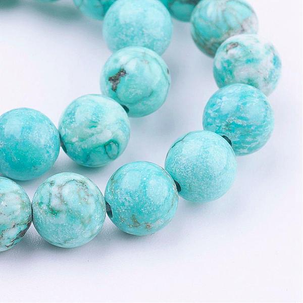 PandaHall Natural Howlite Bead Strands, Dyed & Heated, Round, 8mm, Hole: 0.8mm, about 48pcs/strand, 15.35 inch(39cm) Howlite Round
PandaHall Natural Howlite Bead Strands, Dyed & Heated, Round, 8mm, Hole: 0.8mm, about 48pcs/strand, 15.35 inch(39cm) Howlite Round