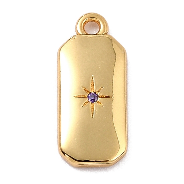PandaHall Brass Micro Pave Cubic Zirconia Charms, Long-Lasting Plated, Real 18K Gold Plated, Octagon with Star, Mauve, 14x6x1.5mm, Hole..., Purple
PandaHall Brass Micro Pave Cubic Zirconia Charms, Long-Lasting Plated, Real 18K Gold Plated, Octagon with Star, Mauve, 14x6x1.5mm, Hole..., Purple