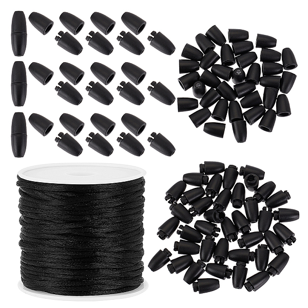 PandaHall PH Breakaway Clasps for Lanyard, 24mm Black Bead Barrel Connectors Closure Clasp 30pcs Safety Clasps with 1.5mm x 50 Yards Nylon...
PandaHall PH Breakaway Clasps for Lanyard, 24mm Black Bead Barrel Connectors Closure Clasp 30pcs Safety Clasps with 1.5mm x 50 Yards Nylon...