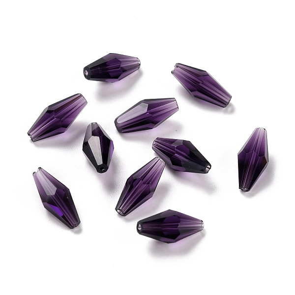PandaHall Transparent Glass Beads, Faceted, Bicone, Indigo, 12x6mm, Hole: 1mm Glass Bicone Purple
PandaHall Transparent Glass Beads, Faceted, Bicone, Indigo, 12x6mm, Hole: 1mm Glass Bicone Purple