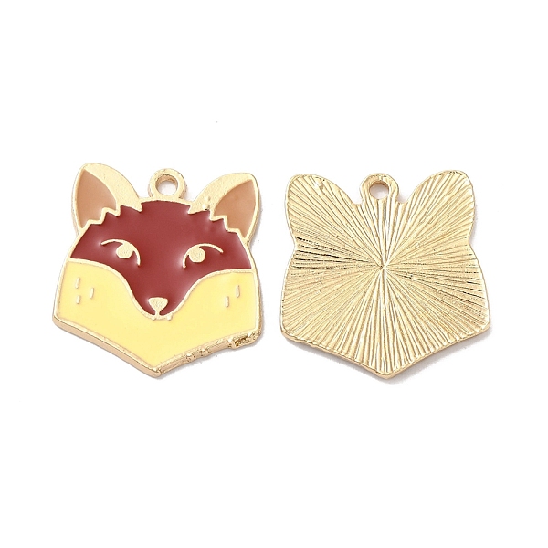 PandaHall Alloy Enamel Pendants, Golden, Fox Charm, Dark Red, 23.5x22x1.5mm, Hole: 2mm Alloy+Enamel Fox
PandaHall Alloy Enamel Pendants, Golden, Fox Charm, Dark Red, 23.5x22x1.5mm, Hole: 2mm Alloy+Enamel Fox