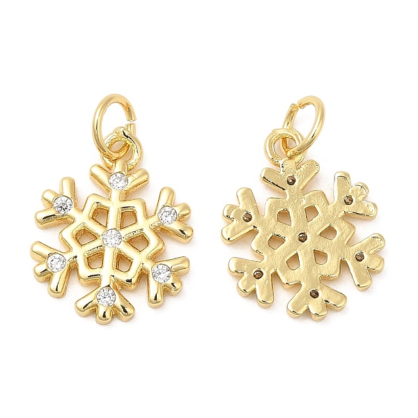 PandaHall Christmas Rack Plating Brass Pendants, with Cubic Zirconia, Lead Free & Cadmium Free, Long-Lasting Real 18K Gold Plated, Snowflake...
PandaHall Christmas Rack Plating Brass Pendants, with Cubic Zirconia, Lead Free & Cadmium Free, Long-Lasting Real 18K Gold Plated, Snowflake...