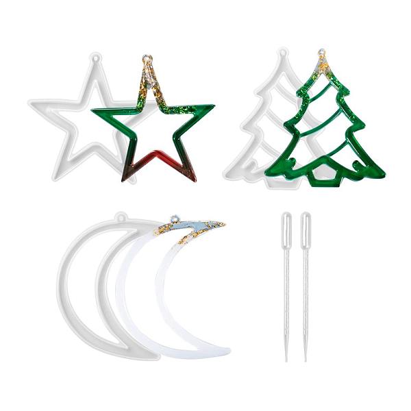 PandaHall Christmas Theme DIY Pendants Silicone Molds, and Plastic Pipettes, for Jewelry Making, White, 210x140x11mm, Hole: 4.5mm Silicone...
PandaHall Christmas Theme DIY Pendants Silicone Molds, and Plastic Pipettes, for Jewelry Making, White, 210x140x11mm, Hole: 4.5mm Silicone...