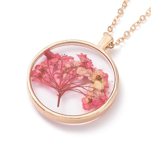 PandaHall Dry Pressed Real Flower Resin Pendant Necklace, Light Gold Alloy Choker Necklace for Women, Hot Pink, 19.69 inch~20.47 inch...
PandaHall Dry Pressed Real Flower Resin Pendant Necklace, Light Gold Alloy Choker Necklace for Women, Hot Pink, 19.69 inch~20.47 inch...